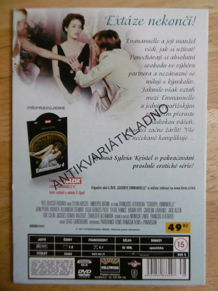 GOODBYE, EMMANUELLE, DVD FILM