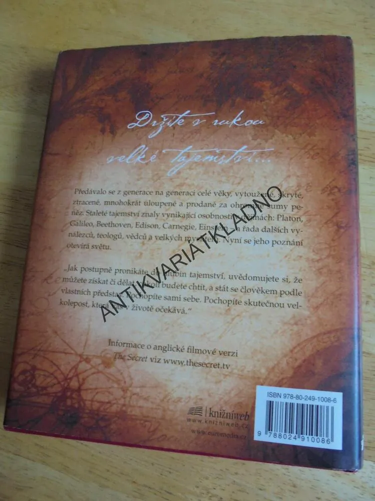 SECRET TAJEMSTVÍ, RHONDA BYRNE, **an