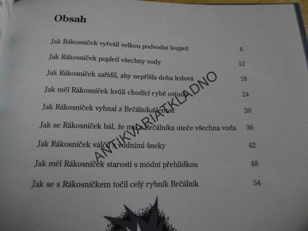 RÁKOSNÍČEK A RYBNÍK, KINCL, SMETANA, VEČERNÍČEK
