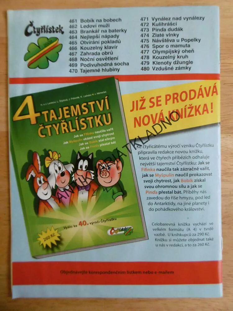 ČTYŘLÍSTEK 478 - KOUZELNÝ KRUH