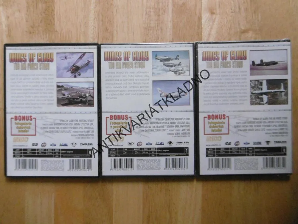 WINGS OF GLORY, THE AIR FORCE STORY, 3., DVD FILM DOKUMENT