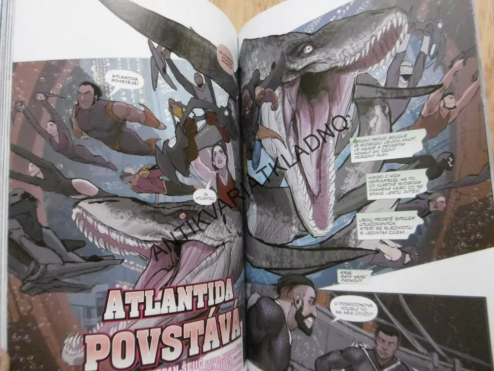 AQUAMAN, NA DNĚ, KOMIKS DC COMICS,