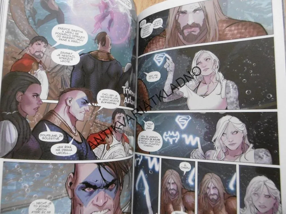 AQUAMAN, NA DNĚ, KOMIKS DC COMICS,