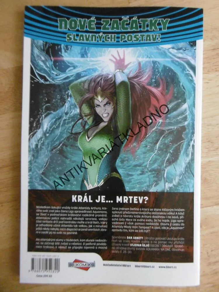 AQUAMAN, NA DNĚ, KOMIKS DC COMICS,