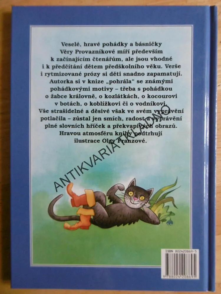 PIDIHRÁTKY NA POHÁDKY, VĚRA PROVAZNÍKOVÁ, OLGA FRANZOVÁ, **an