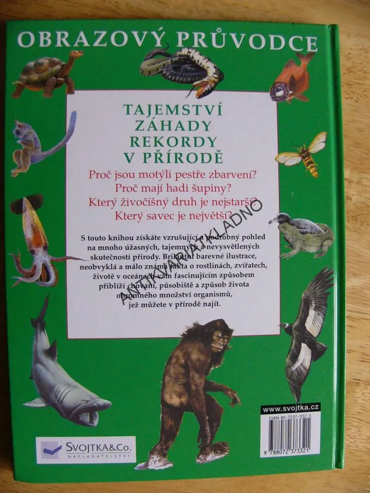TAJEMSTVÍ, ZÁHADY, REKORDY V PŘÍRODĚ, OBRAZOVÝ PRŮVODCE, **an