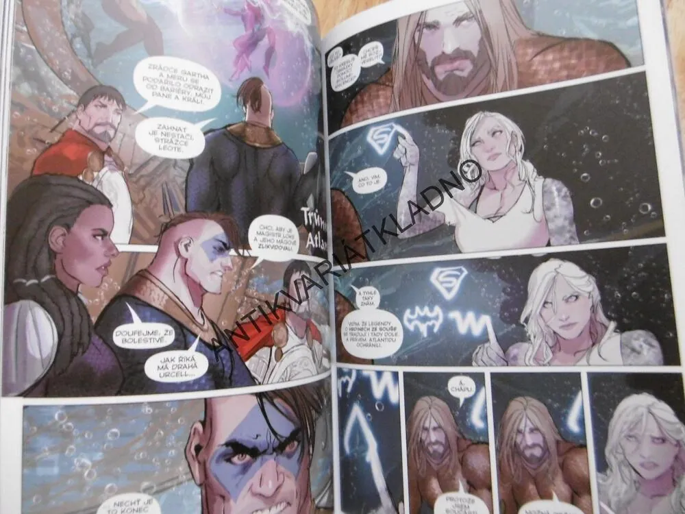 AQUAMAN, NA DNĚ, KOMIKS DC COMICS,