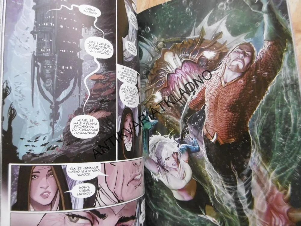 AQUAMAN, NA DNĚ, KOMIKS DC COMICS,