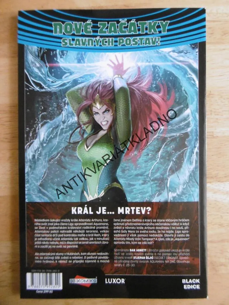 AQUAMAN, NA DNĚ, KOMIKS DC COMICS,