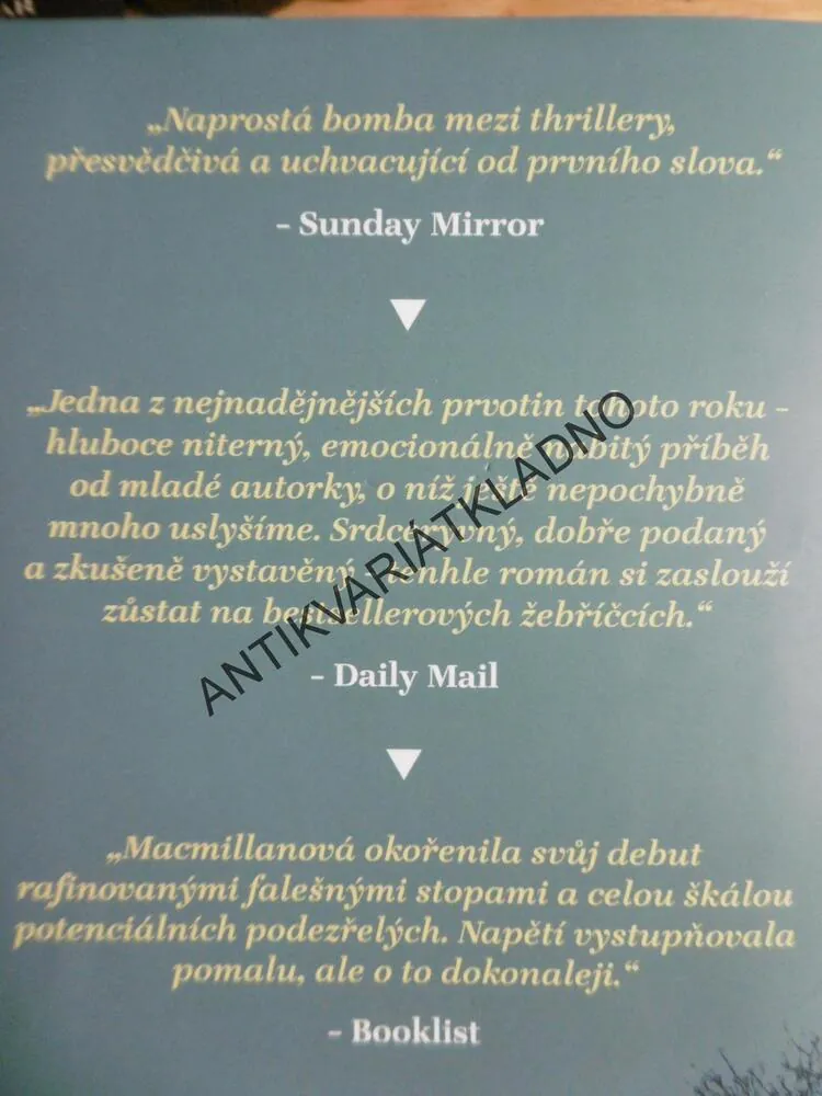 SPÁLENÁ OBLOHA, GILLY MACMILLANOVÁ, **an