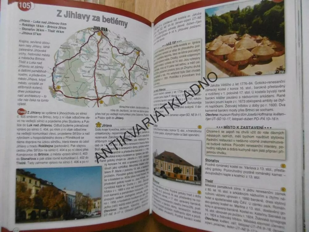 CESTOVNÍ KNIHA, AUTEM PO ČECHÁCH, MORAVĚ A SLEZSKU, **an