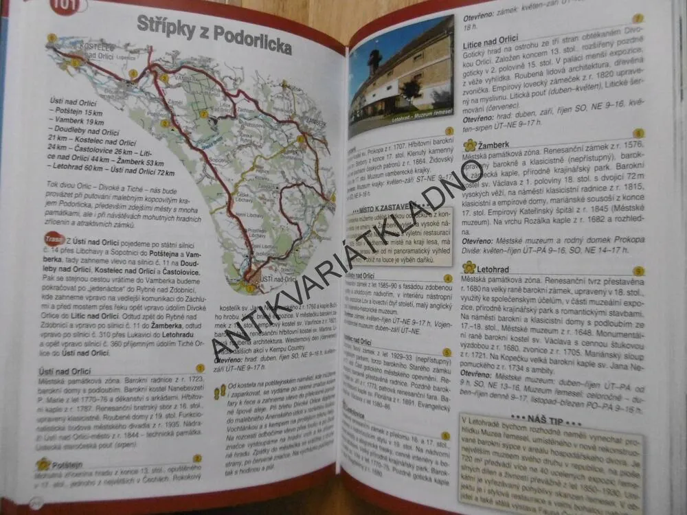 CESTOVNÍ KNIHA, AUTEM PO ČECHÁCH, MORAVĚ A SLEZSKU, **an