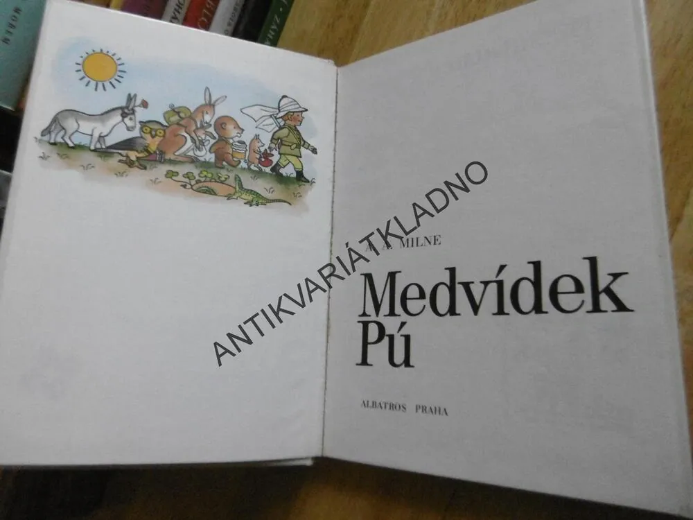 MEDVÍDEK PÚ, A.A.MILNE, ZÁPAL, 1984, **an