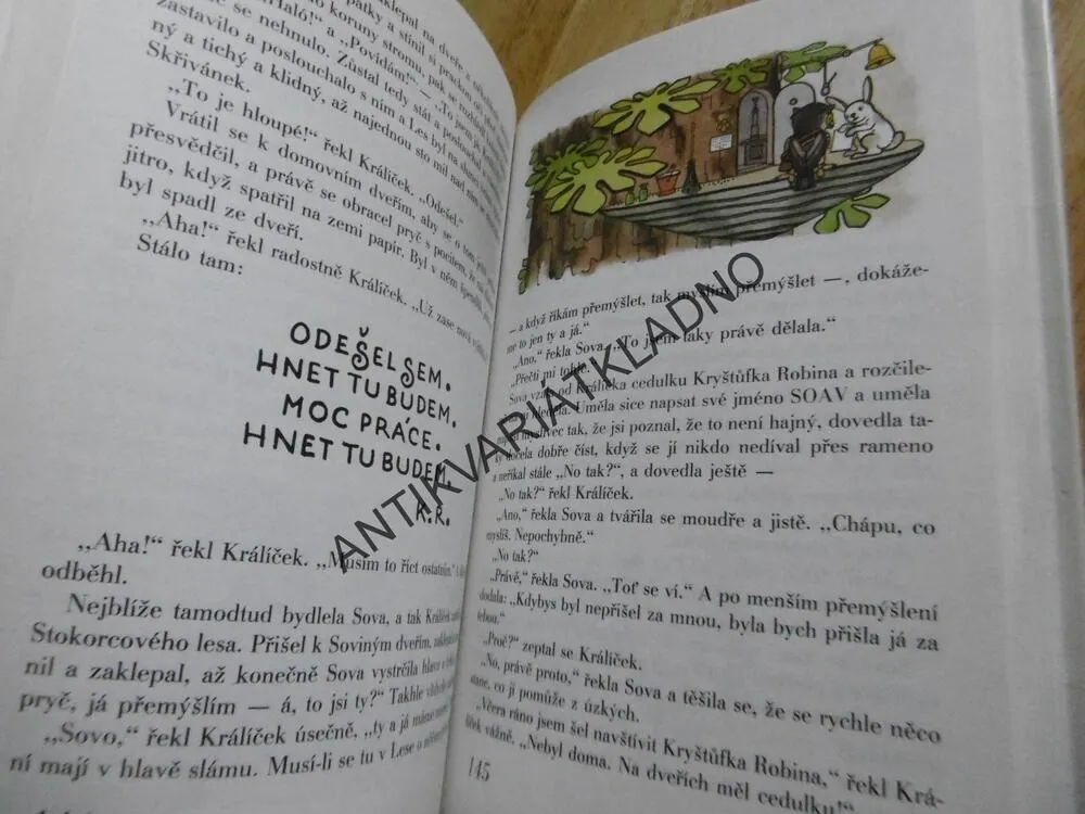 MEDVÍDEK PÚ, A.A.MILNE, ZÁPAL, 1984, **an