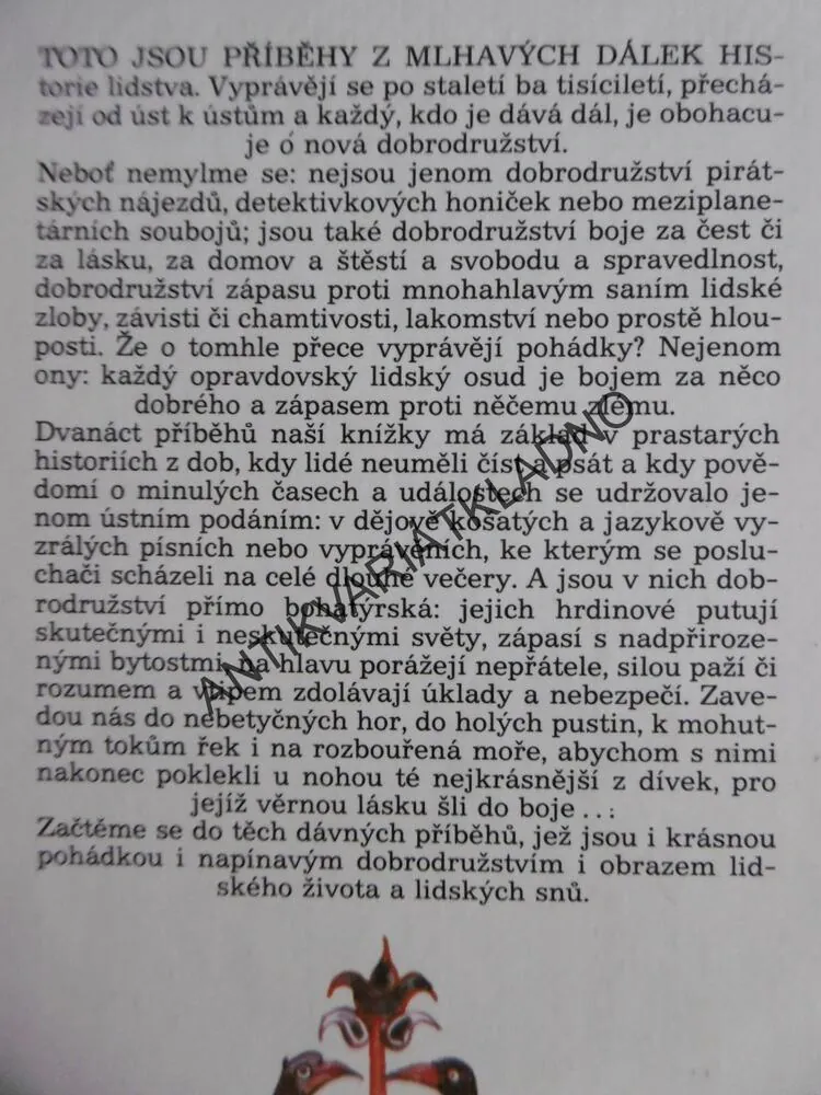 BOHATÝŘI DÁVNÝCH ČASŮ, VÁCLAV A. ČERNÝ, FRANTIŠEK SKÁLA, **an