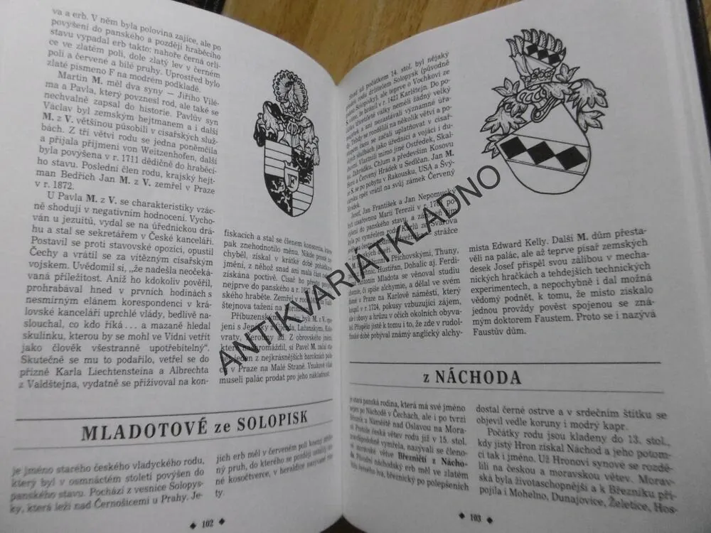 LEXIKON ČESKÉ ŠLECHTY, 1., JAN HALADA, **an