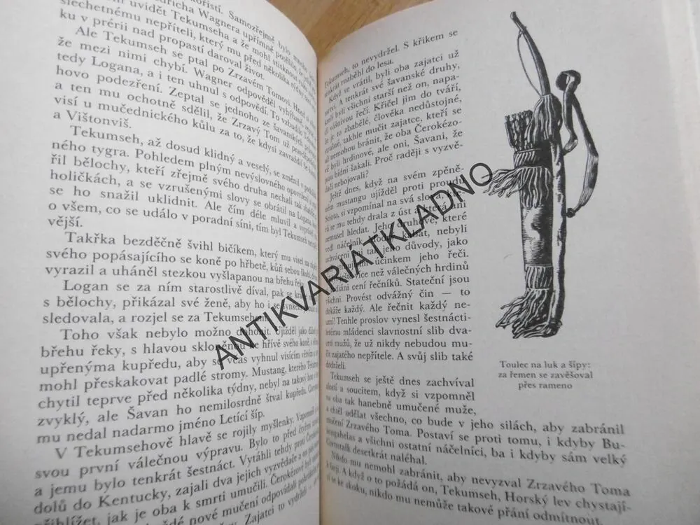 KOD 116/1 TEKUMSEH, FRITZ STEUBEN, VRAŠTIL, 1985, **an