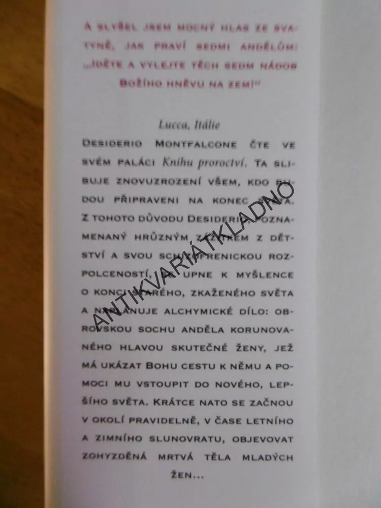 ANDĚL APOKALYPSY, HANNS KNEIFEL, **an