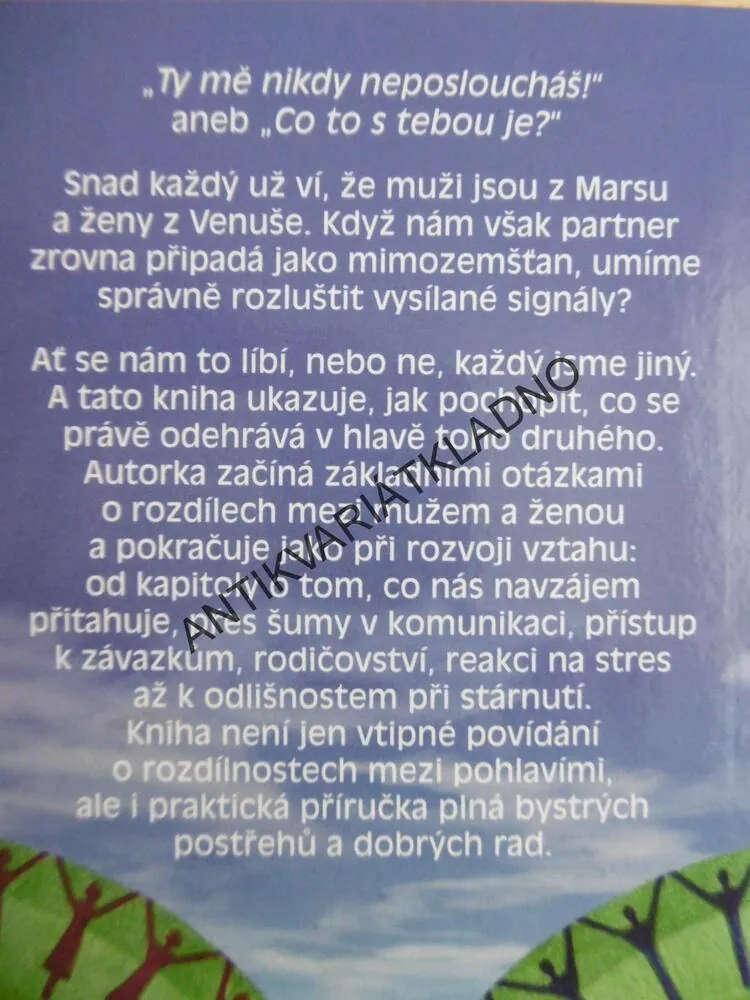 PROČ SI MUŽI NIC NEPAMATUJÍ A ŽENY NIC NEZAPOMÍNAJÍ, LEGÁTOVÁ, **an