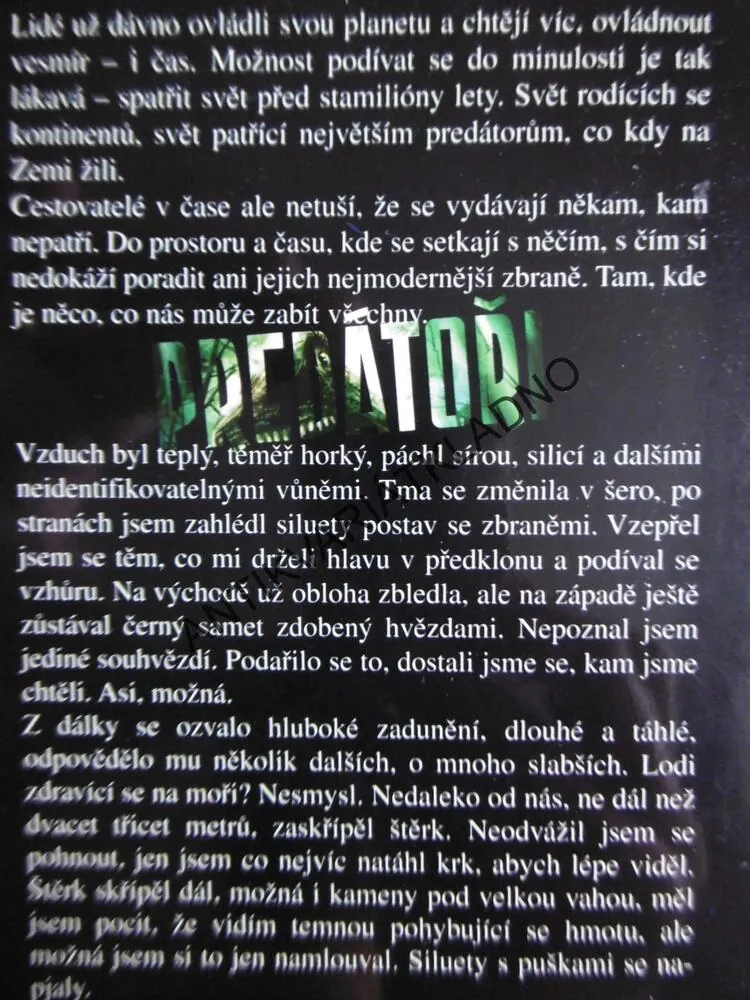 PREDÁTOŘI, MIROSLAV ŽAMBOCH, **an