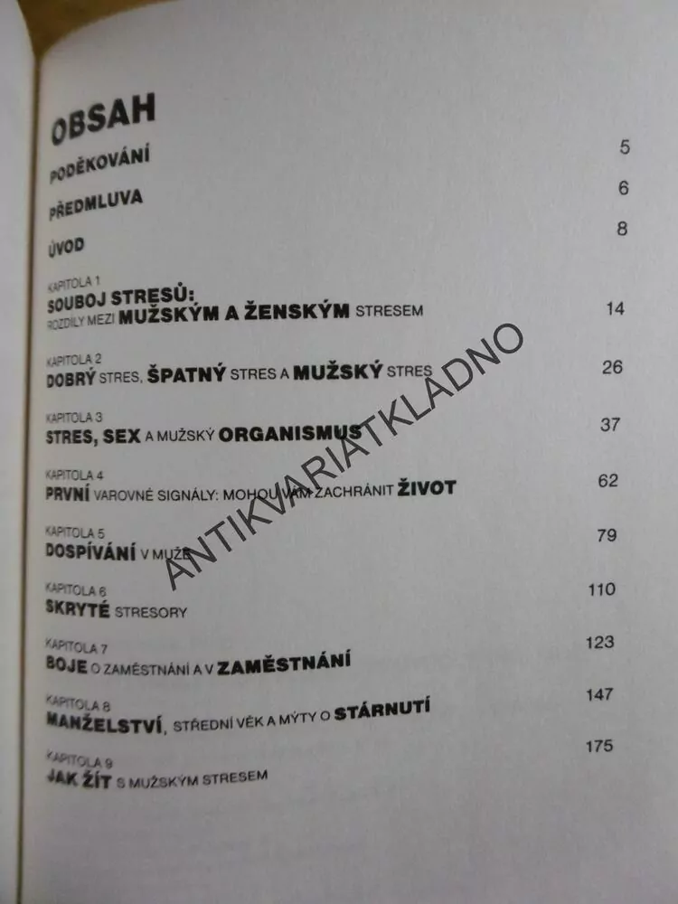 JAK PŘEŽÍT STRES, PRŮVODCE PRO MUŽE, WITKINOVÁ, **an