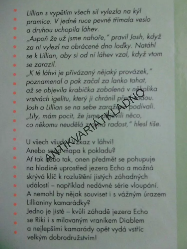 DIABLO,ZÁHADA JEZERA ECHO, GABI ADAM, **an
