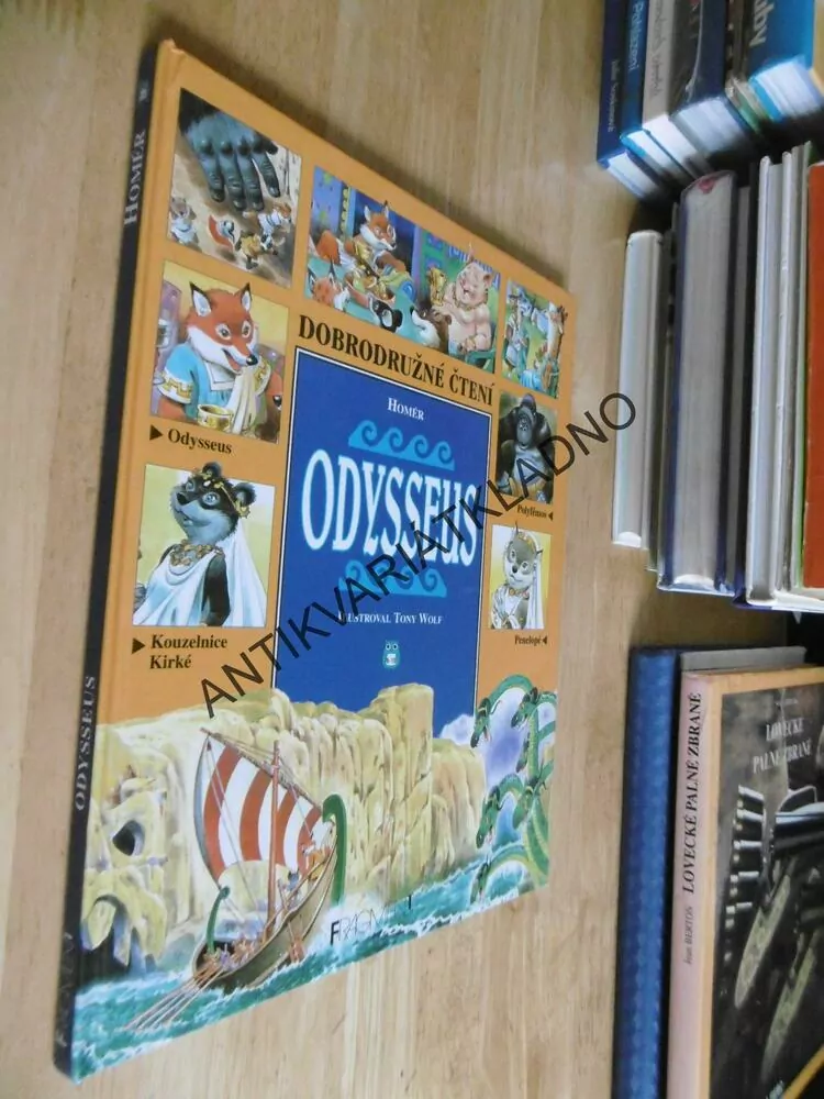 HOMÉR, ODYSSEUS, DOBRODRUŽNÉ ČTENÍ, WOLF, **an