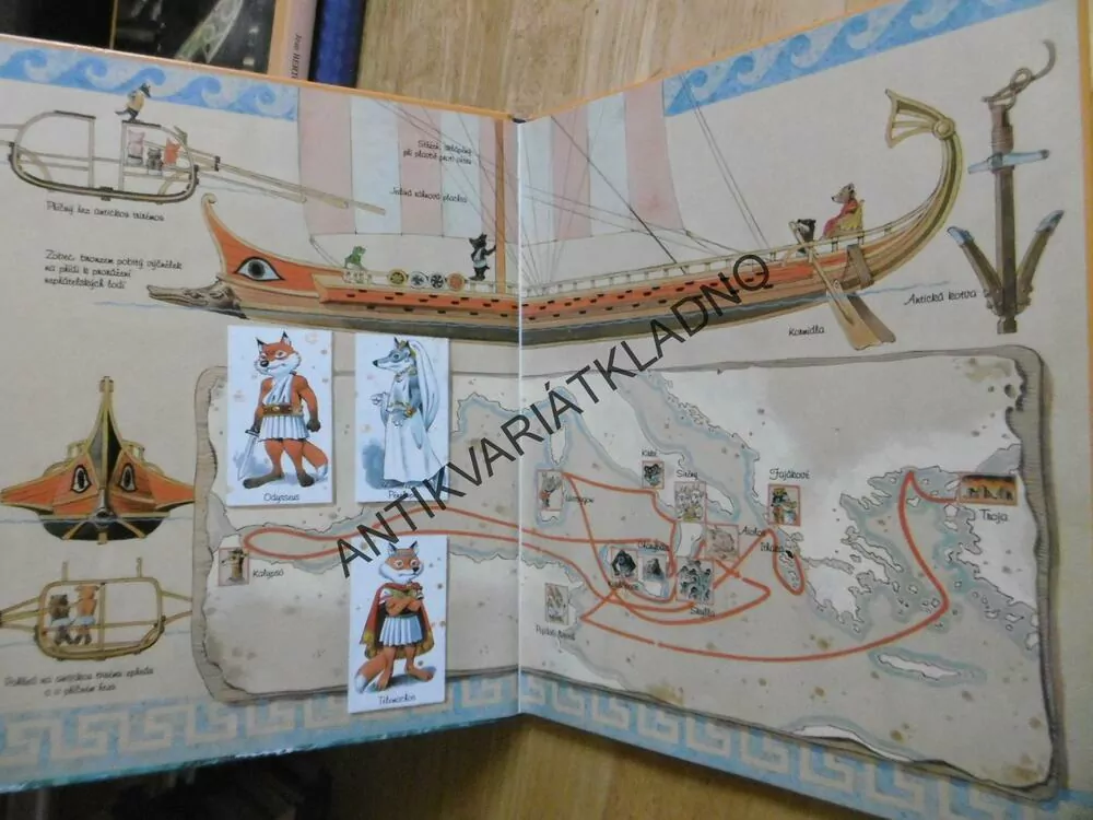 HOMÉR, ODYSSEUS, DOBRODRUŽNÉ ČTENÍ, WOLF, **an