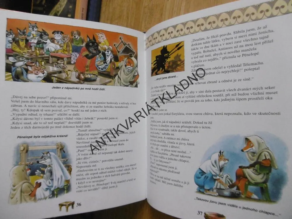 HOMÉR, ODYSSEUS, DOBRODRUŽNÉ ČTENÍ, WOLF, **an