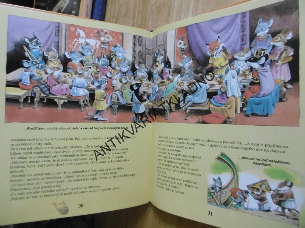 HOMÉR, ODYSSEUS, DOBRODRUŽNÉ ČTENÍ, WOLF, **an