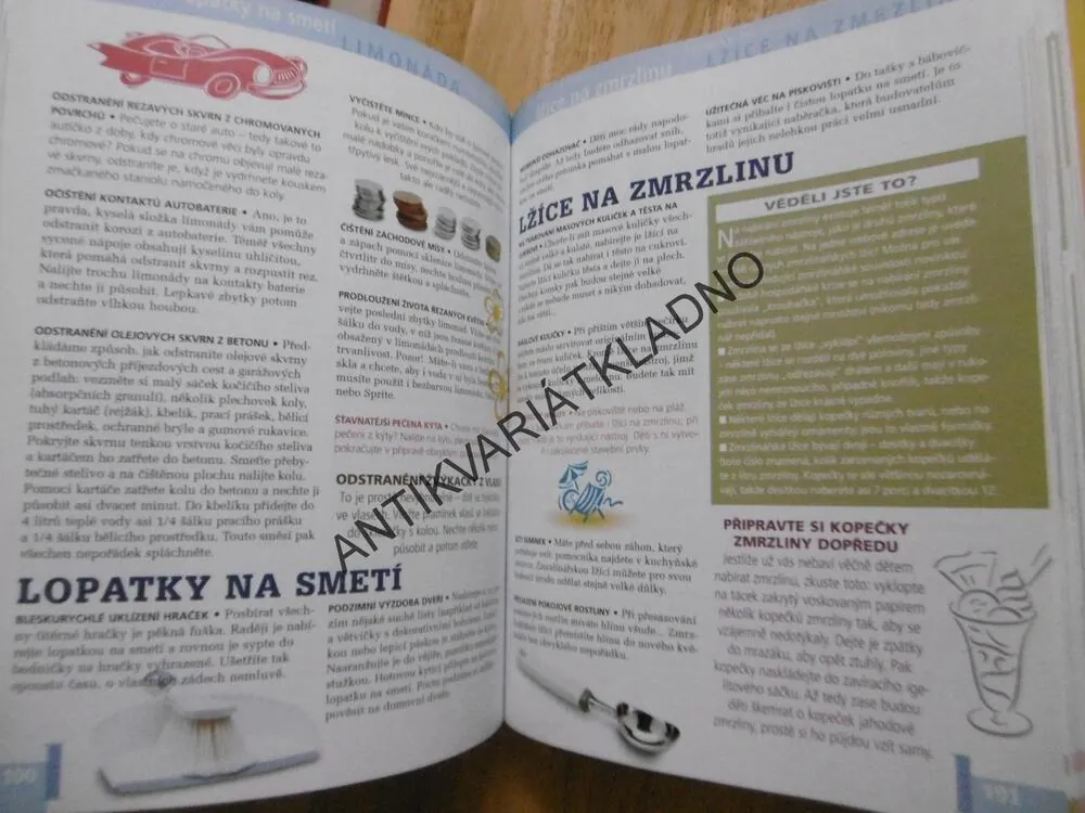 NEOBYČEJNÁ UŽITÍ OBYČEJNÝCH VĚCÍ, VÍCE NEŽ 2000 ZPŮSOBŮ JAK UŠETŘIT PENÍZE A ČAS, **an