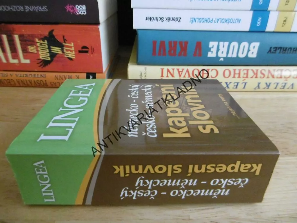 LINGEA, KAPESNÍ SLOVNÍK, NĚMECKO-ČESKÝ, ČESKO-NĚMECKÝ, **an