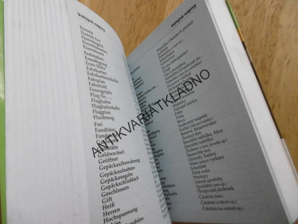 LINGEA, KAPESNÍ SLOVNÍK, NĚMECKO-ČESKÝ, ČESKO-NĚMECKÝ, **an