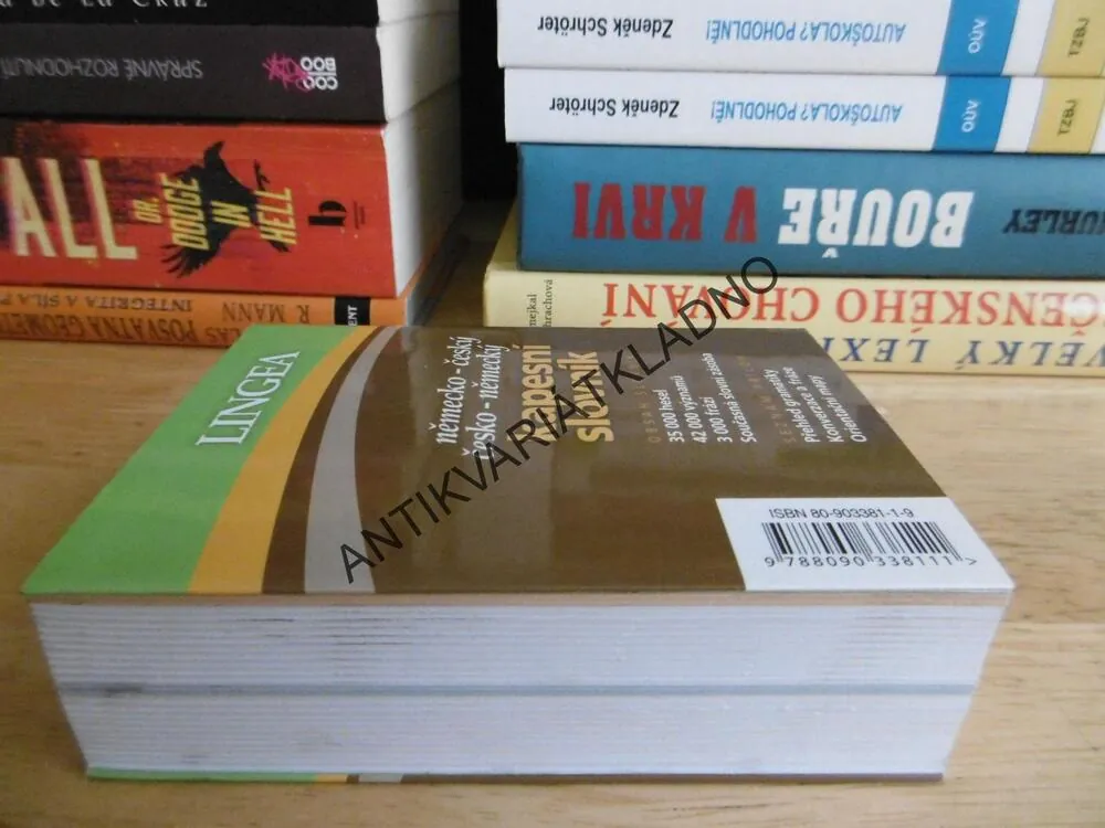 LINGEA, KAPESNÍ SLOVNÍK, NĚMECKO-ČESKÝ, ČESKO-NĚMECKÝ, **an