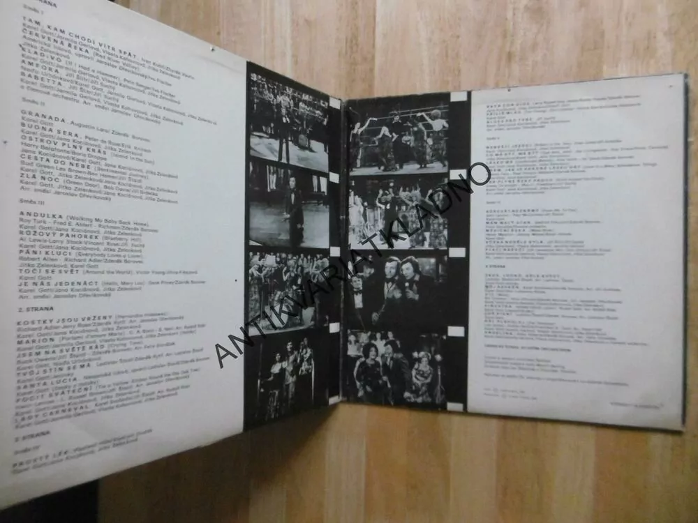 ZPÍVÁ KAREL GOTT, PÍSNĚ Z ZELEVIZNÍHO SERIÁLU, 2 LP, obal nepoškozený