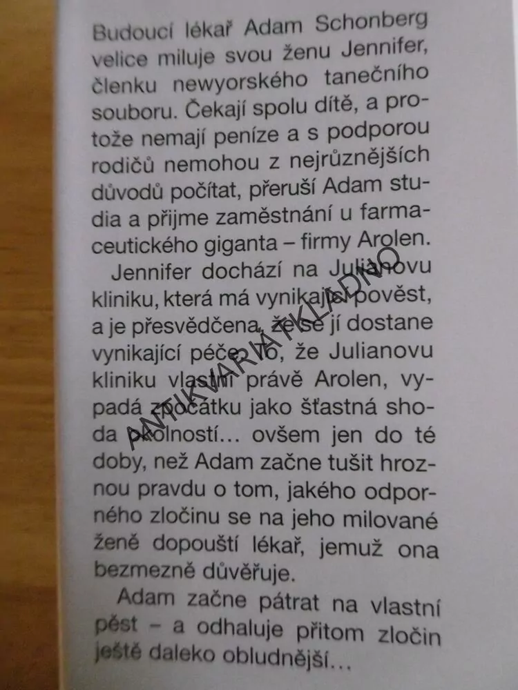 DEFORMACE, ROBIN COOK,