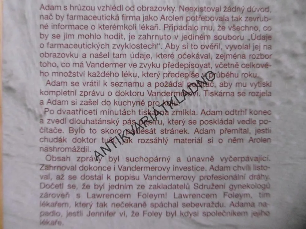 DEFORMACE, ROBIN COOK,