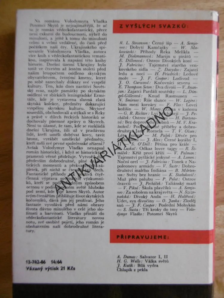 KOD 65 - POTOMCI SKYTŮ, VOLODYMYR VLADKO, 1986 **an