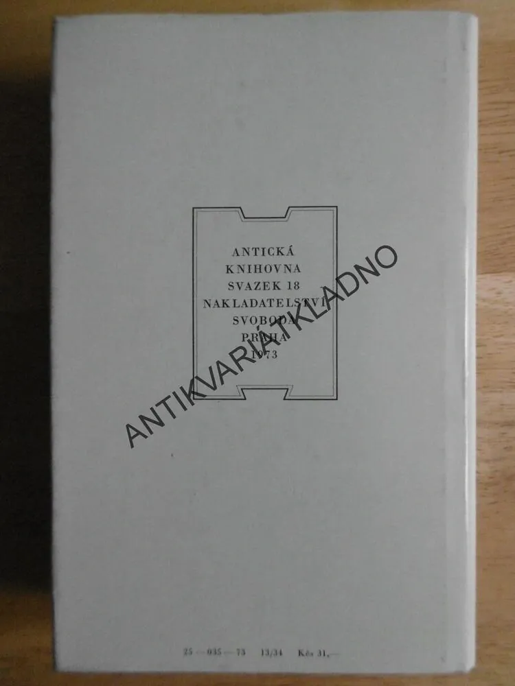 PĚVCI LÁSKY, ANTICKÁ KNIHOVNA, **an