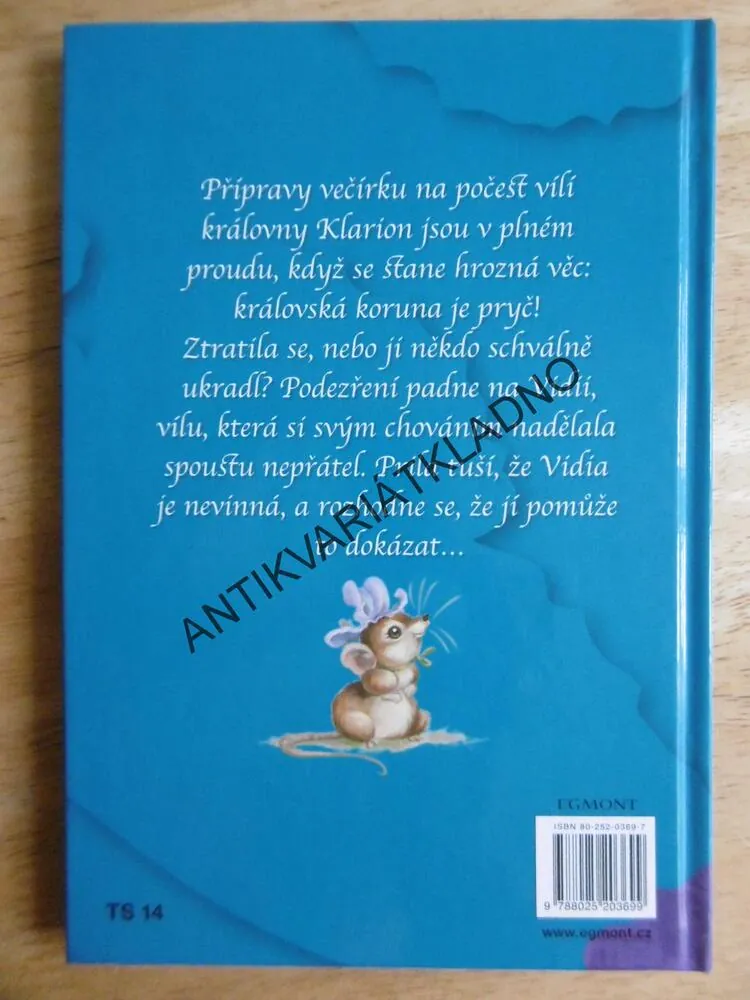 VIDIA A KORUNA KRÁLOVNY VÍL, KOUZELNÁ KNIHOVNA VÍLY, WALT DISNEY, **an