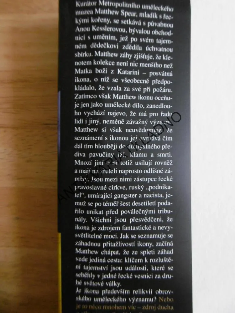 VĚČNÁ IKONA, NEIL OLSON, **an