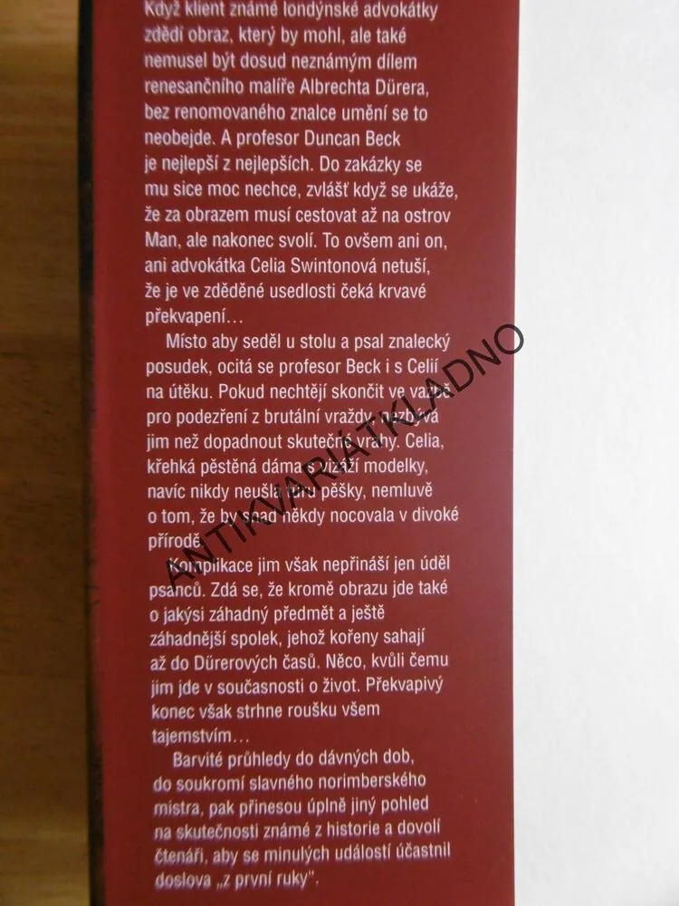 MAGICKÝ ČTVEREC ALBRECHTA DÜRERA, GIACINTA CARUSOVÁ, **an