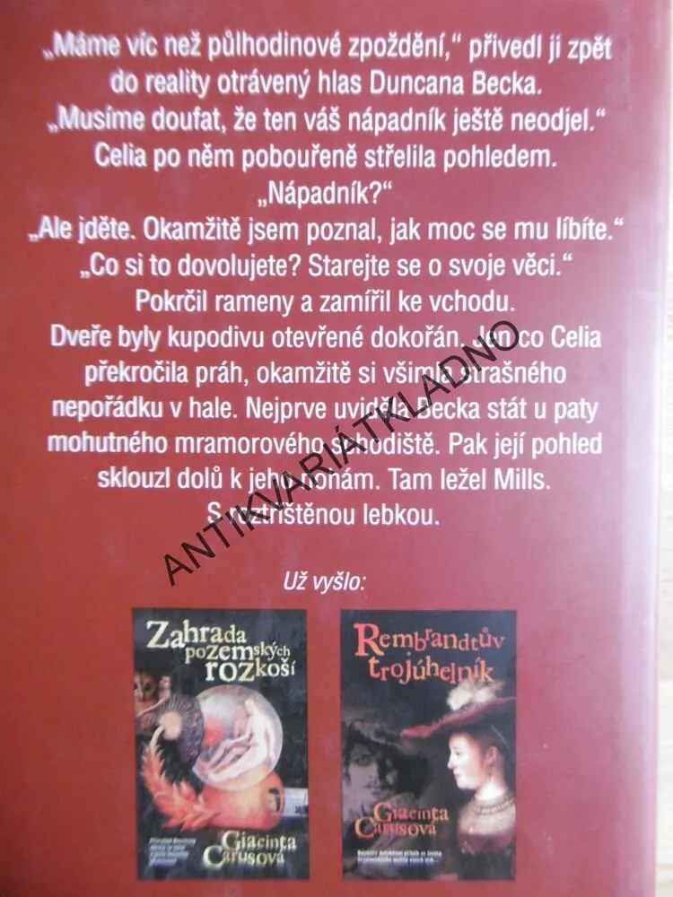 MAGICKÝ ČTVEREC ALBRECHTA DÜRERA, GIACINTA CARUSOVÁ, **an