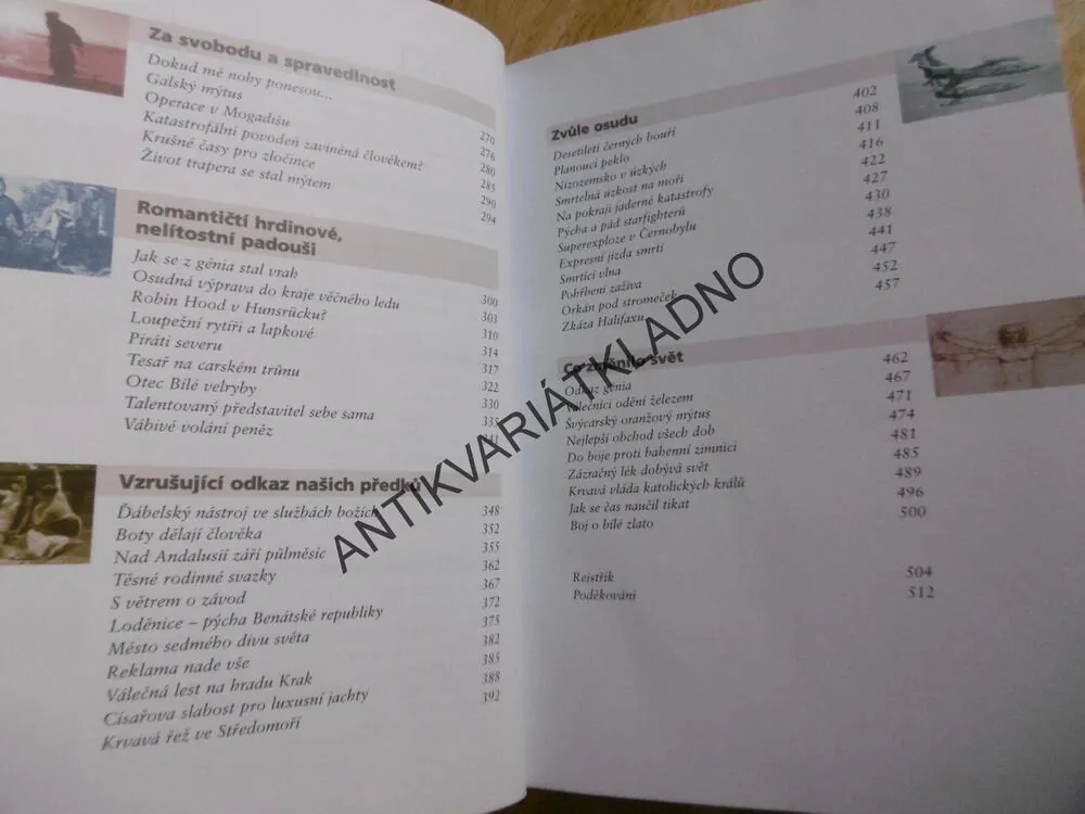 PODIVUHODNÉ PŘÍBĚHY Z MINULOSTI, ZAJÍMAVOSTI Z HISTORIE, **an