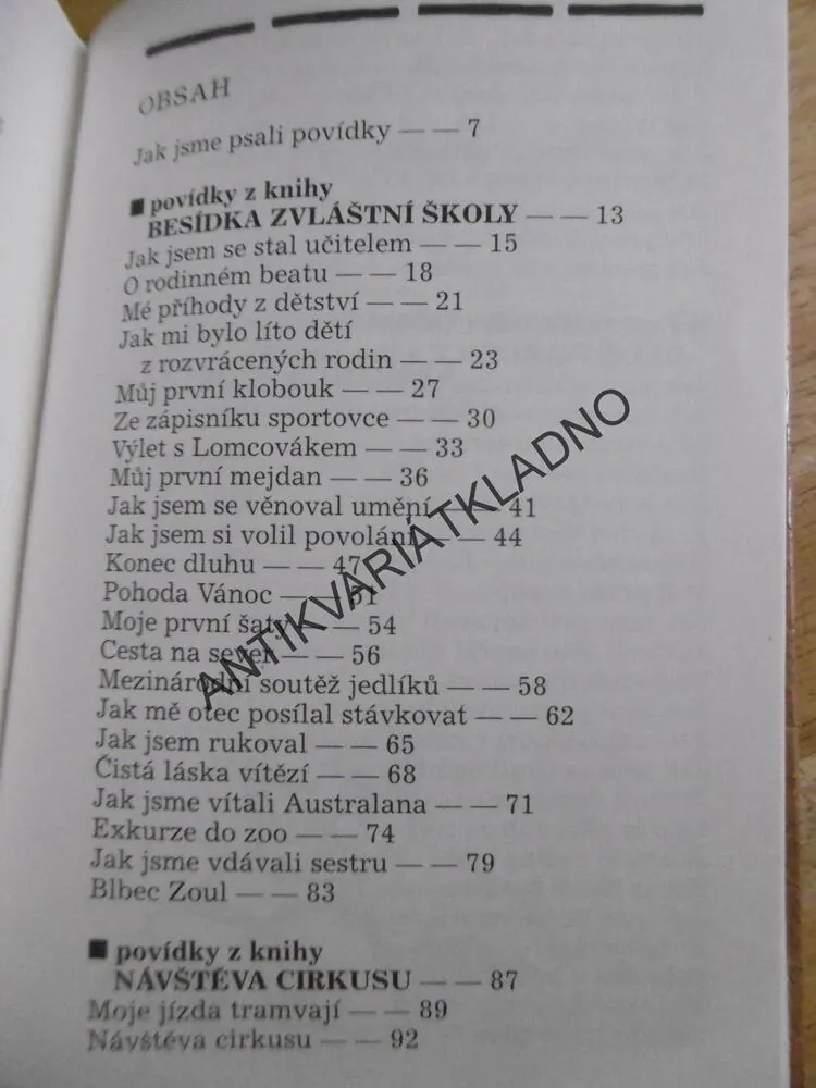 POVÍDKY ANEB NECHCI SLEVU ZADARMO! , MILOSLAV ŠIMEK, JIŘÍ GROSSMANN, **an