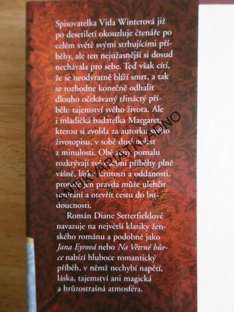 TŘINÁCTÝ PŘÍBĚH, DIANE SETTERFIELDOVÁ, **an