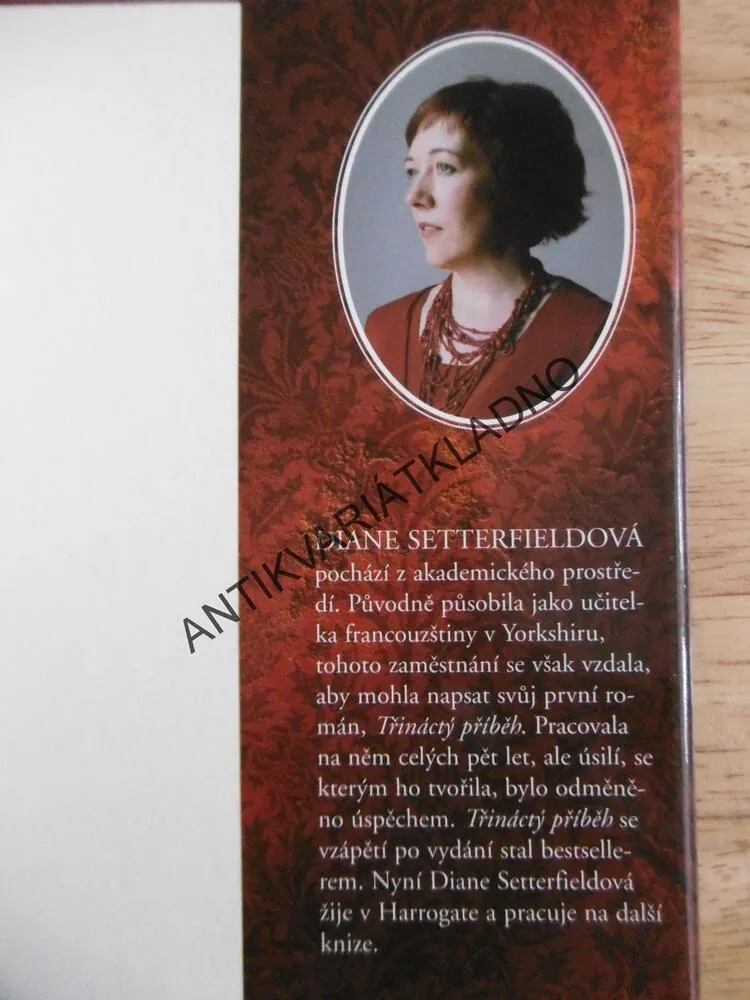 TŘINÁCTÝ PŘÍBĚH, DIANE SETTERFIELDOVÁ, **an