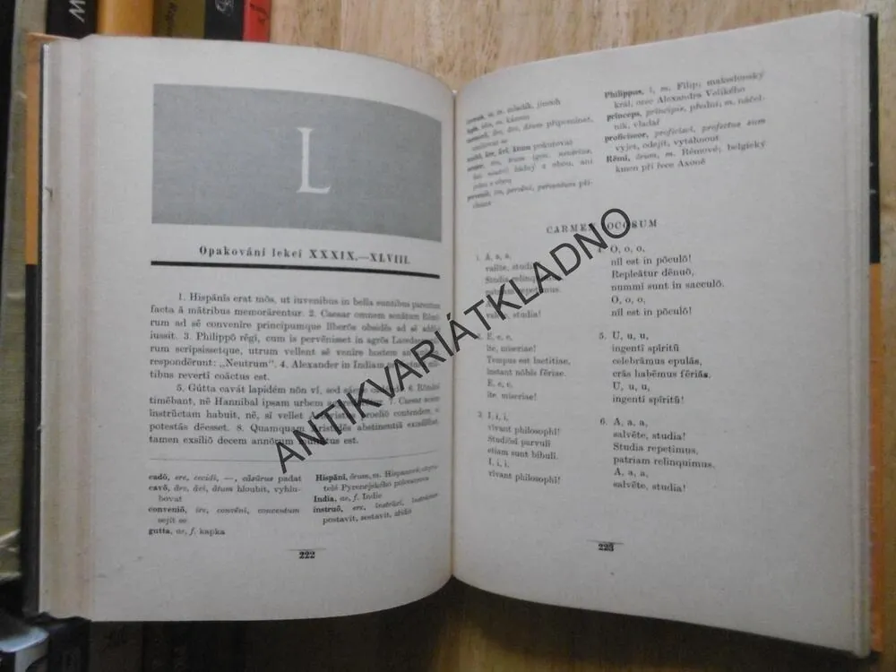 LATINA, PRO STŘEDNÍ VŠEOBECNĚ VZDĚLÁVACÍ ŠKOLY,ŠPAŇÁR, KETTNER, 1965, **an