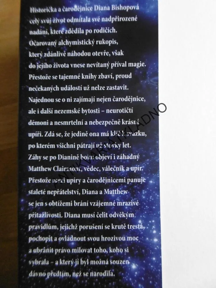 ČAS ČARODĚJNIC, DEBORAH HARKNESSOVÁ, **an