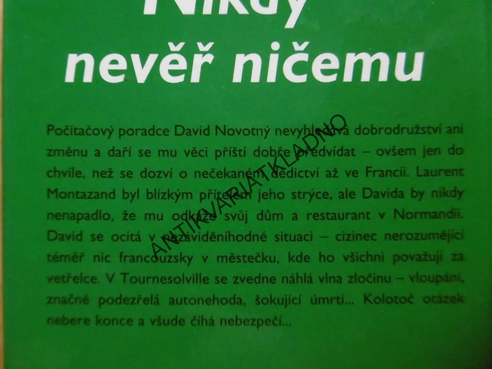 NIKDY NEVĚŘ NIČEMU, JULIE NOVÁKOVÁ, **an